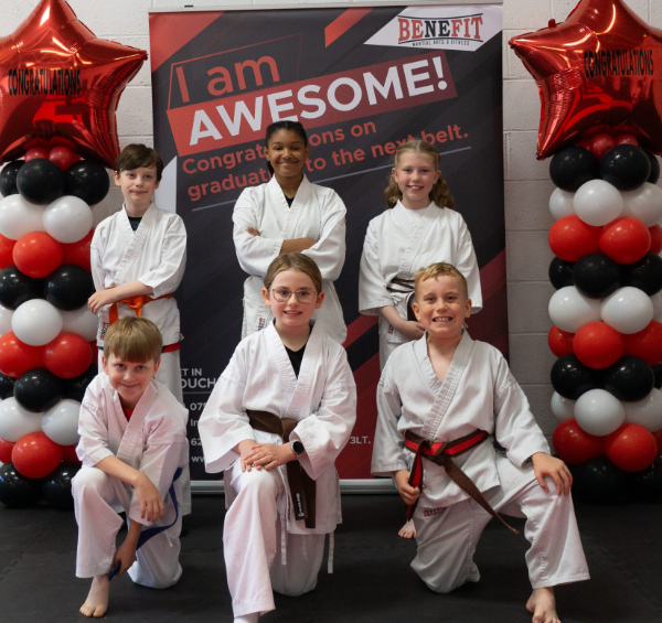 The Junior Warriors class at Benefit Martial Arts Academy